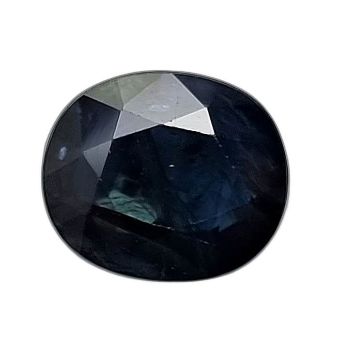 2.36 Carat Faceted Cut Blue Sapphire