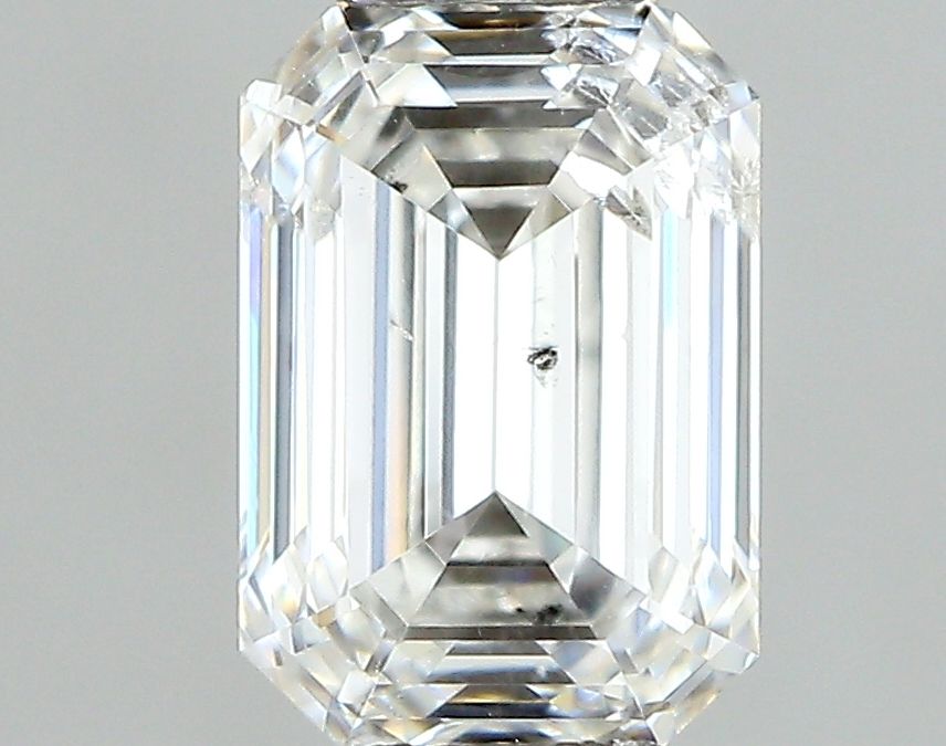 0.5 Carat H-SI2 Emerald Cut Diamond