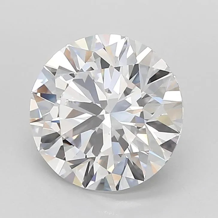 4.00ct Round Lab Grown Diamond (Colour D, Clarity VVS1, Cut EX, IGI Certified)