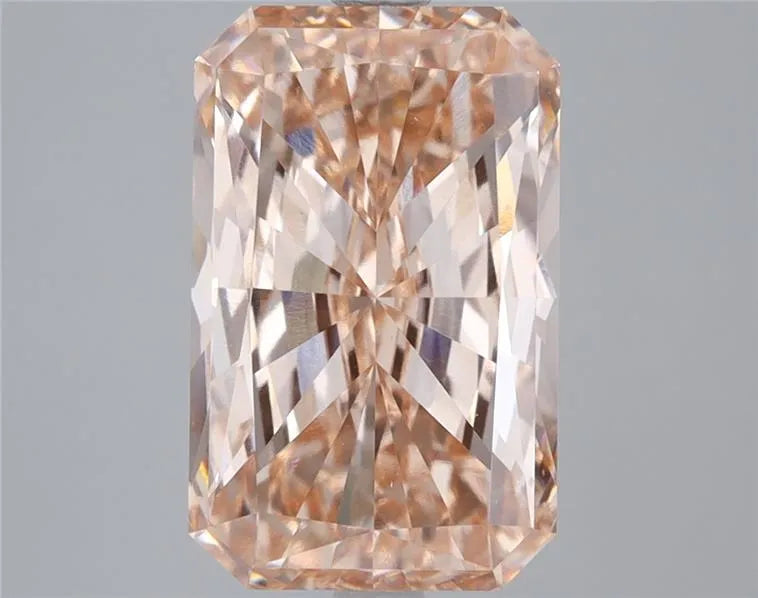 4.01ct Radiant Lab Grown Diamond (Colour Faint Pink, Clarity VS1, Cut EX, Uncertified)