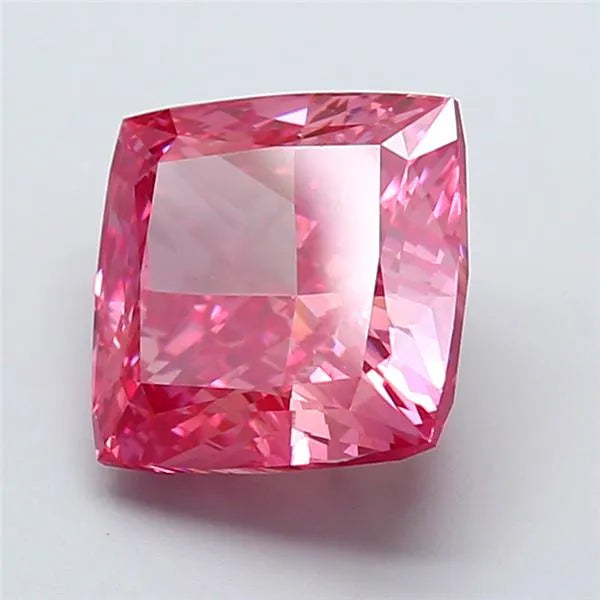 4.02ct Cushion modified Lab Grown Diamond (Colour Fancy Vivid Pink, Clarity VS1, IGI Certified)