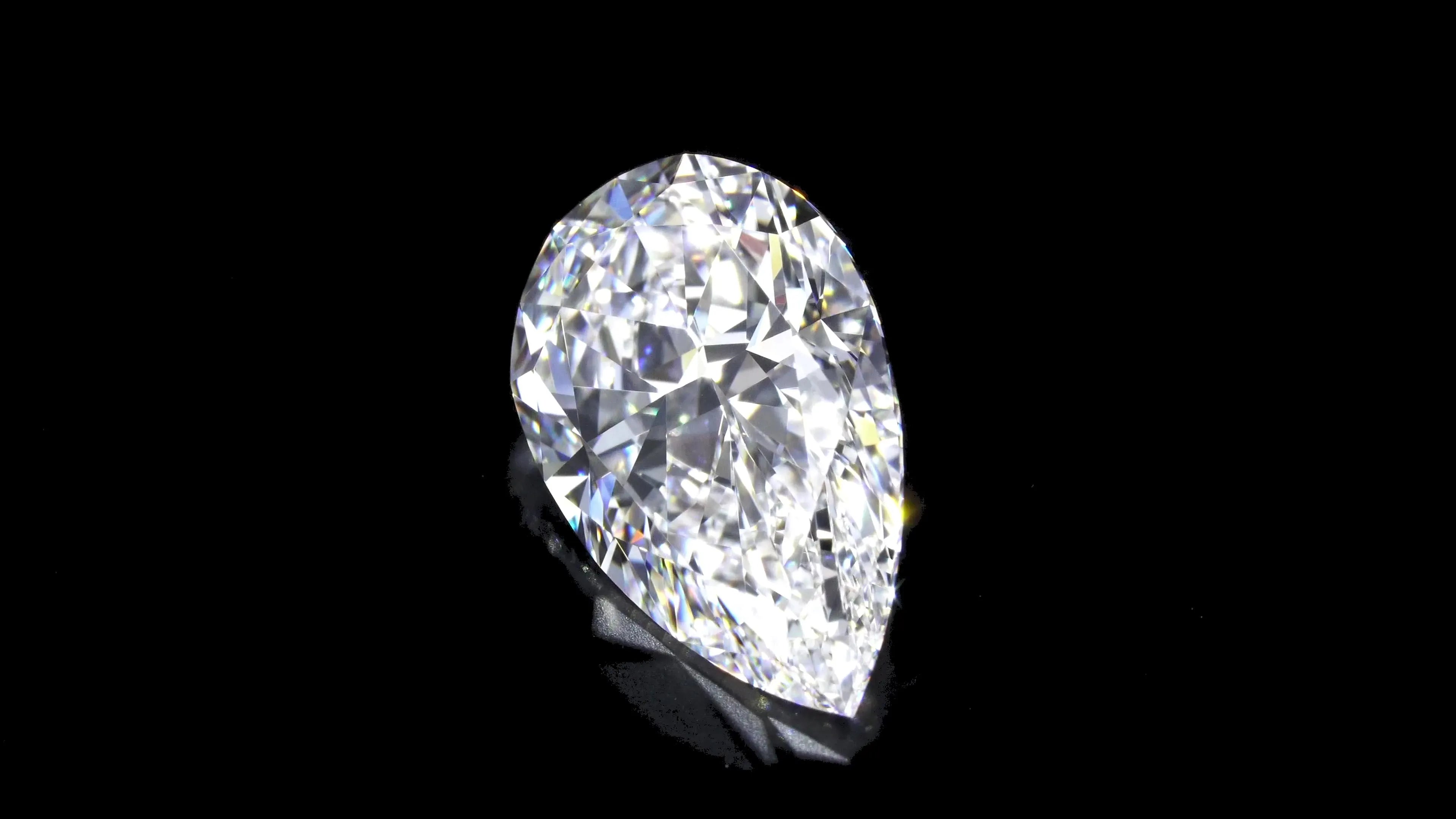 4.16ct Pear Natural Diamond (Colour D, Clarity FL, GIA Certified)