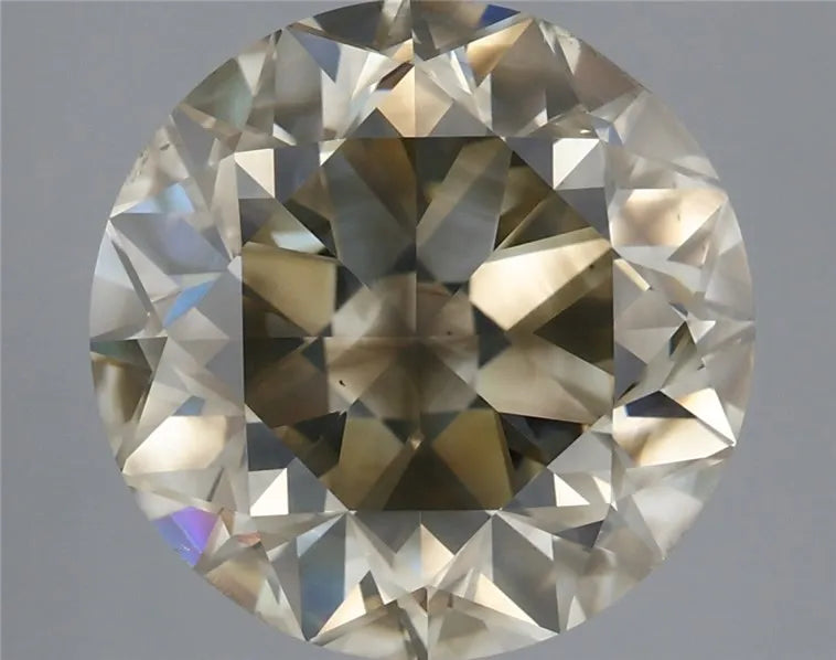 4.53ct Round Natural Diamond (Colour Fancy Gray, Clarity I1, GIA Certified)