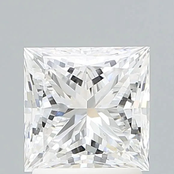 Diamant de laboratoire Princess de 2,00 ct (couleur E, pureté VS1, IGI)