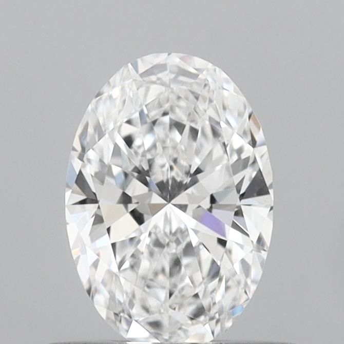0.54 Carat D-VVS2 Oval Lab Diamond