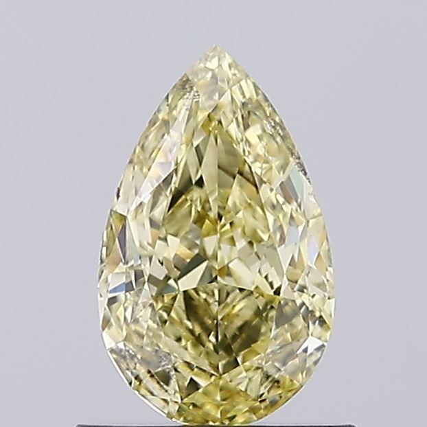 0.92 Carat Pear Cut Fancy Yellow