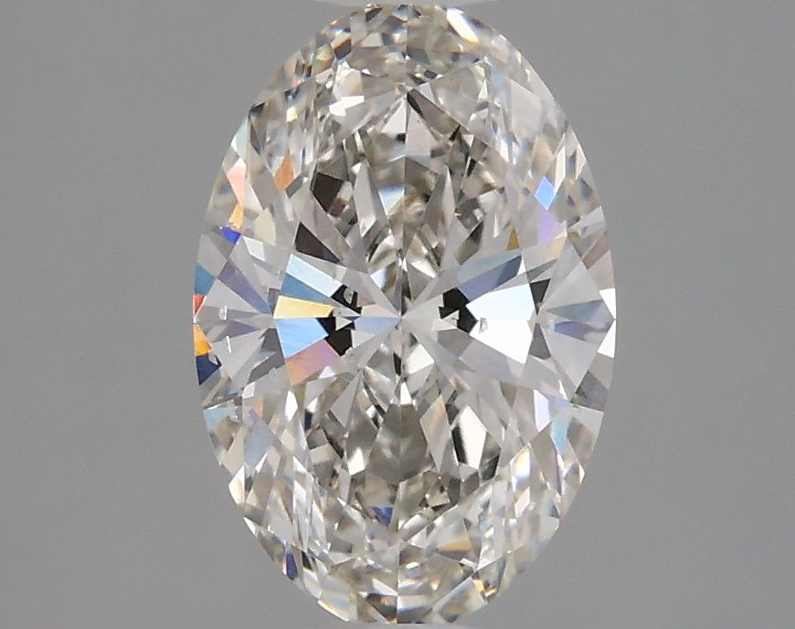 Diamant ovale de 1,81 ct cultivé en laboratoire (couleur H, pureté VS2, IGI)