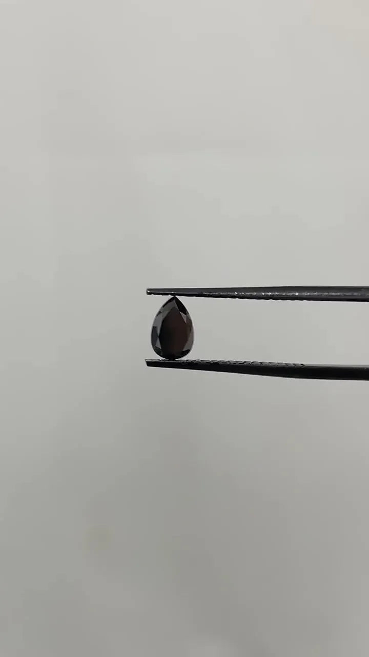0.50ct Pear Natural Diamond (Colour Fancy Black, Clarity VVS2, Cut EX, Uncertified)