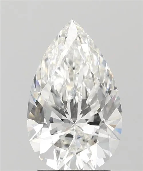 Diamant de laboratoire de 2,36 ct en forme de poire (couleur G, pureté VS1, IGI)