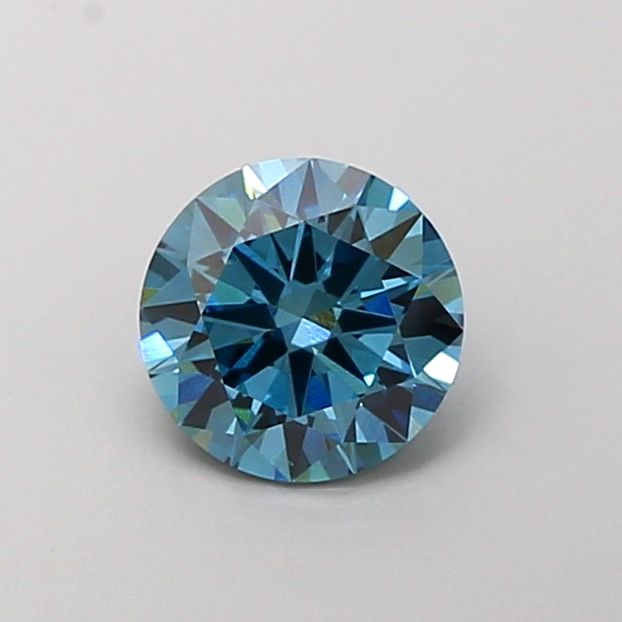 1.16 Carat Round Cut Fancy Blue