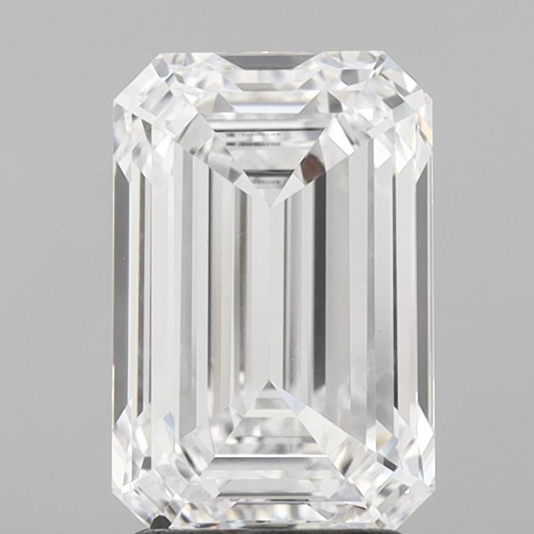 3.02 Carat D-VVS2 Emerald Lab Diamond