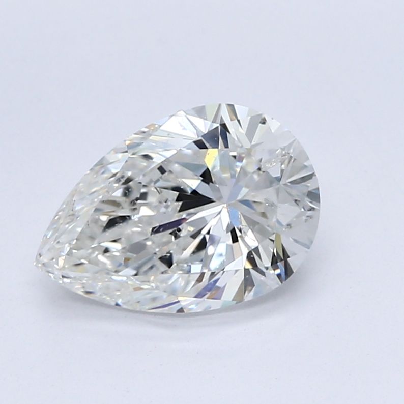 Diamant taille poire G-SI2 de 1,5 carat