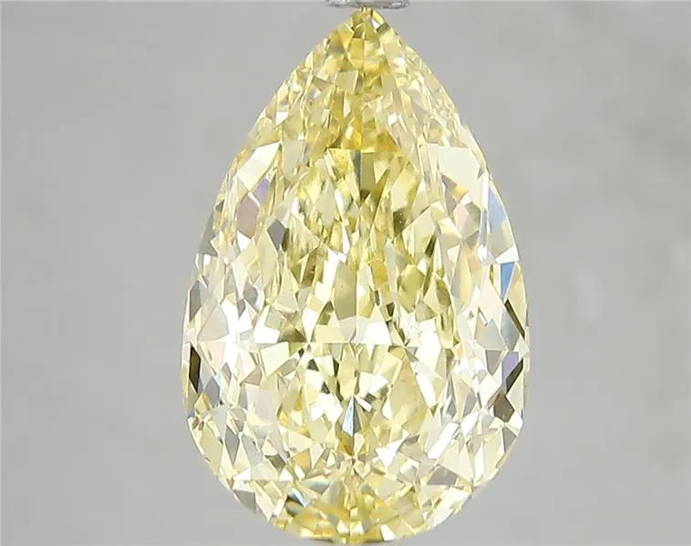 5.02ct Pear Lab Grown Diamond (Colour Fancy Vivid Yellow, Clarity VVS2, IGI Certified)