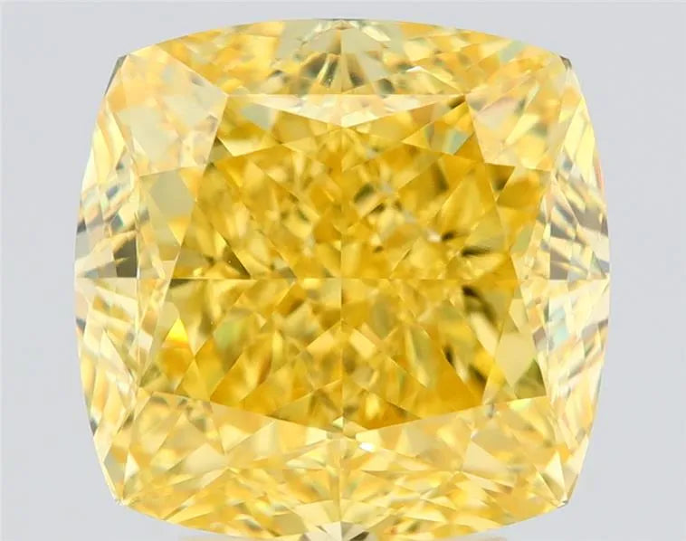 5.50ct Cushion brilliant Natural Diamond (Colour Fancy Vivid Yellow, Clarity VS1, GIA Certified)