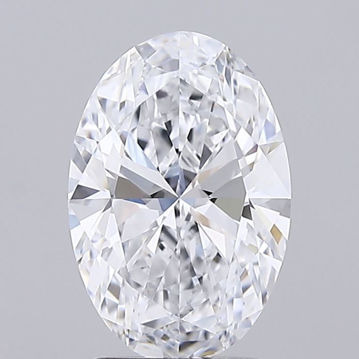 2.00 Carat D-IF Oval Lab Diamond