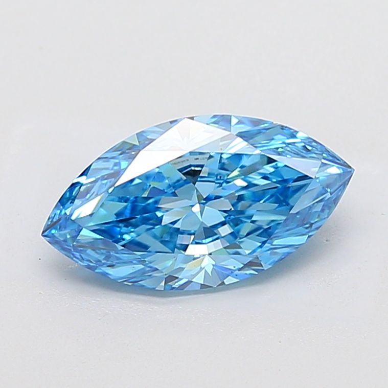 2.50 Carat Marquise Cut Fancy Blue