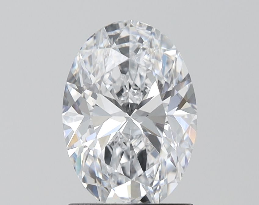 Diamant ovale de 1,50 ct cultivé en laboratoire (couleur E, pureté VVS1, IGI)