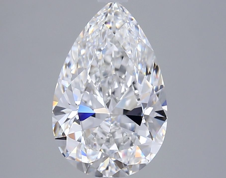 2.58 Carat E-VVS1 Pear Lab Diamond