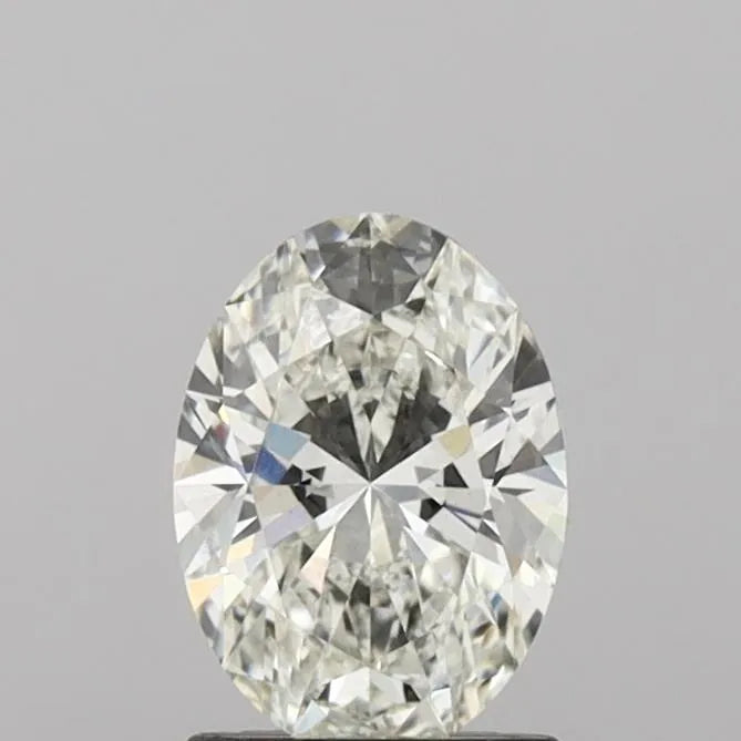 Diamant ovale de 1,04 ct cultivé en laboratoire (couleur H, pureté VS1, certifié IGI)