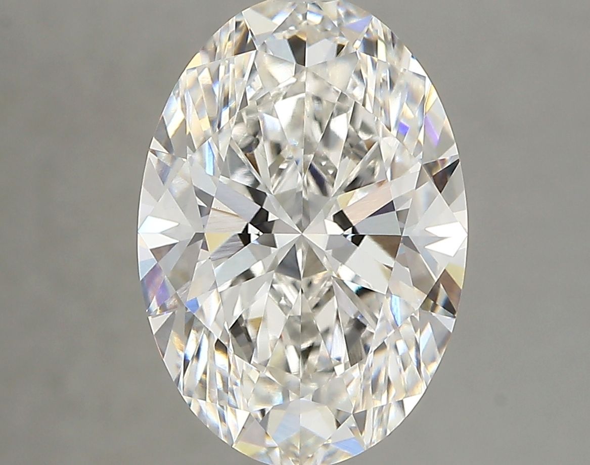 4.72 Carat F-VVS2 Oval Lab Diamond