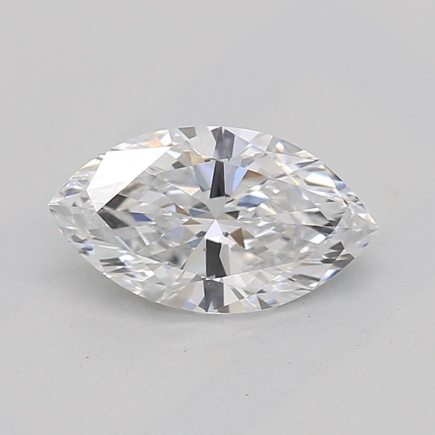 Diamant de laboratoire taille marquise D-VVS1 de 0,51 carat