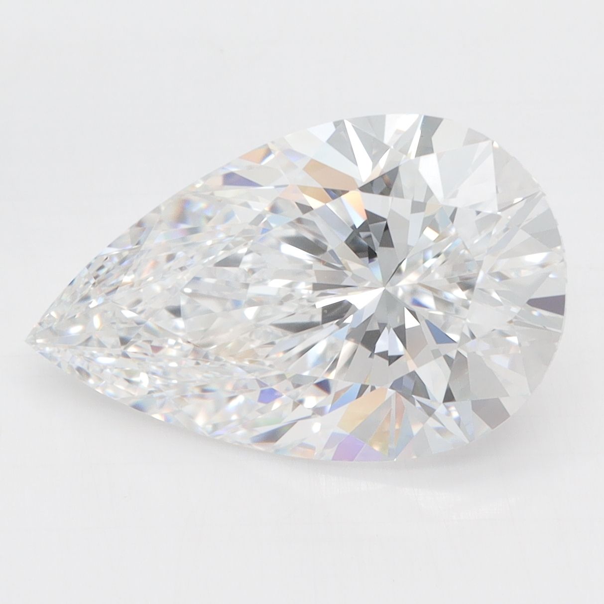 5 Carat D-VVS1 Pear Lab Diamond