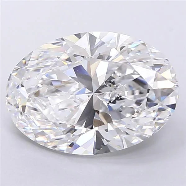 6.00ct Oval Lab Grown Diamond (Colour D, Clarity VS1, IGI Certified)