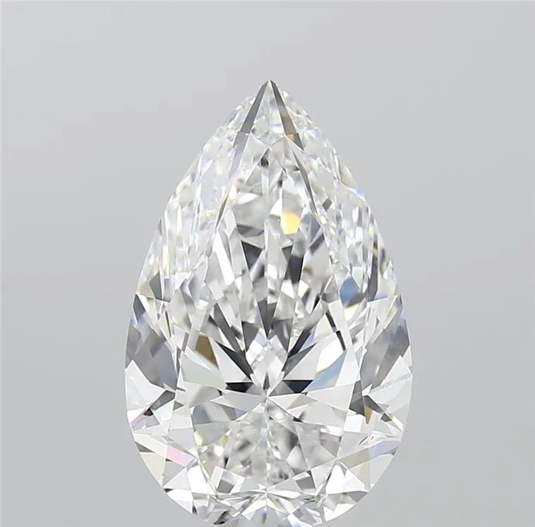 6.01ct Pear Natural Diamond (Colour E, Clarity IF, GIA Certified)
