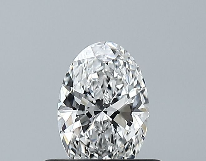 0.5 Carat D-VVS2 Oval Lab Diamond