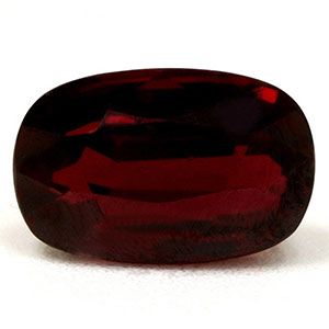 Rubis rouge taille coussin de 1,5 carat