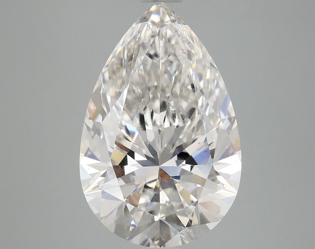 4.97 Carat F-VS2 Pear Lab Diamond