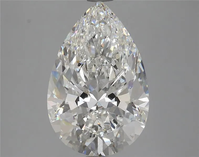 Diamant de laboratoire de 4,57 ct en forme de poire (couleur G, pureté VVS2, IGI)