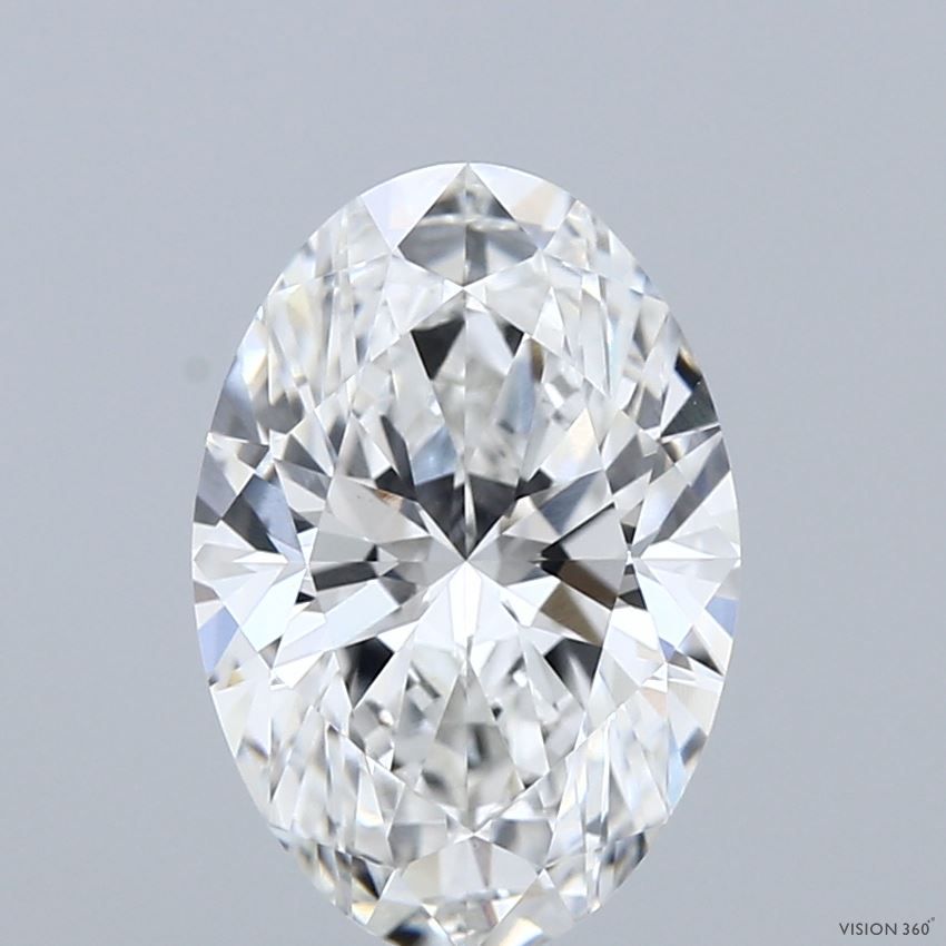 2.58 Carat E-VVS2 Oval Lab Diamond