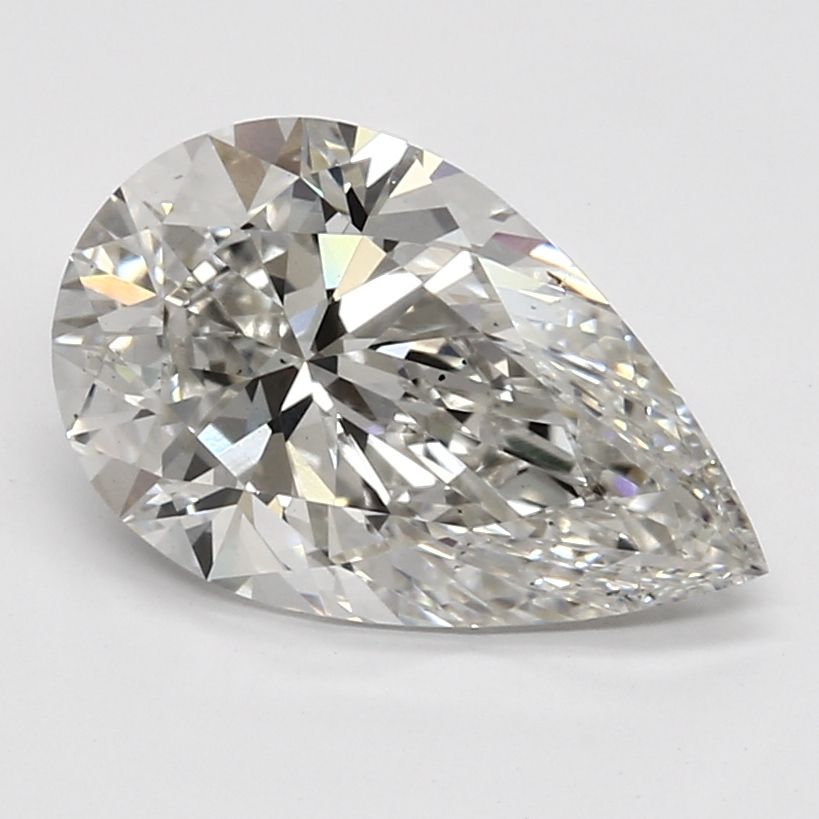 Diamant poire G VS2 de 3,34 carats