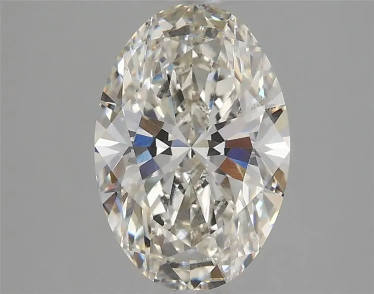 Diamant ovale de 1,89 ct cultivé en laboratoire (couleur H, pureté VS2, IGI)