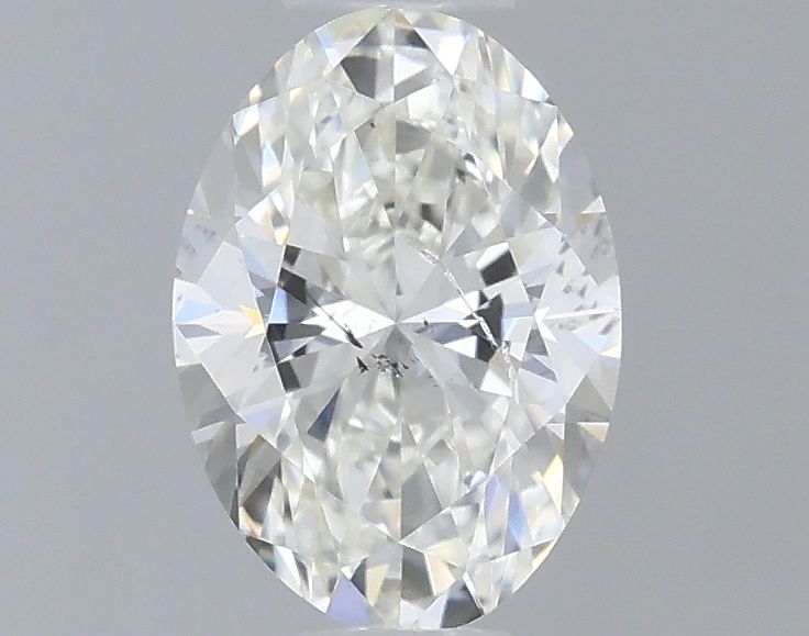0.50 Carat J-SI2 Oval Cut Diamond