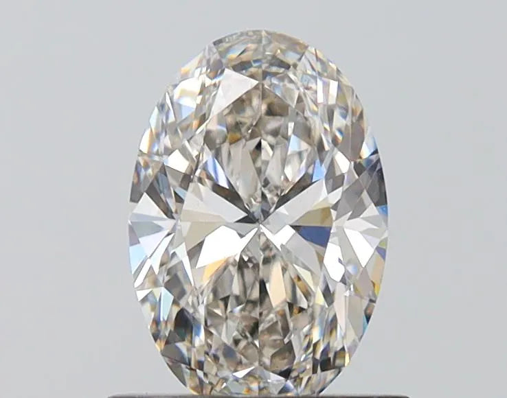 Diamant ovale de 1,00 ct cultivé en laboratoire (couleur H, pureté VS1, IGI)