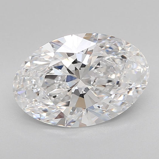 OVAL 2.85ct D IF - EX EX