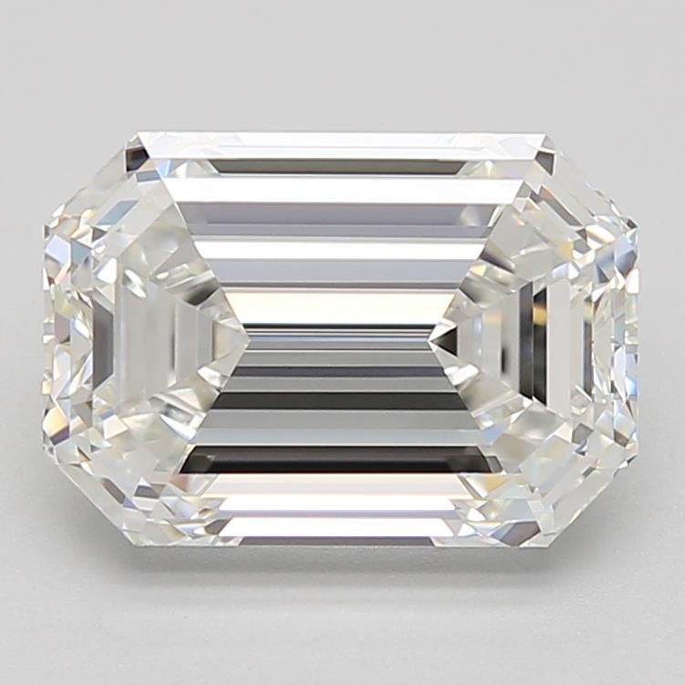 3.11 Carat F-VVS1 Emerald Lab Diamond