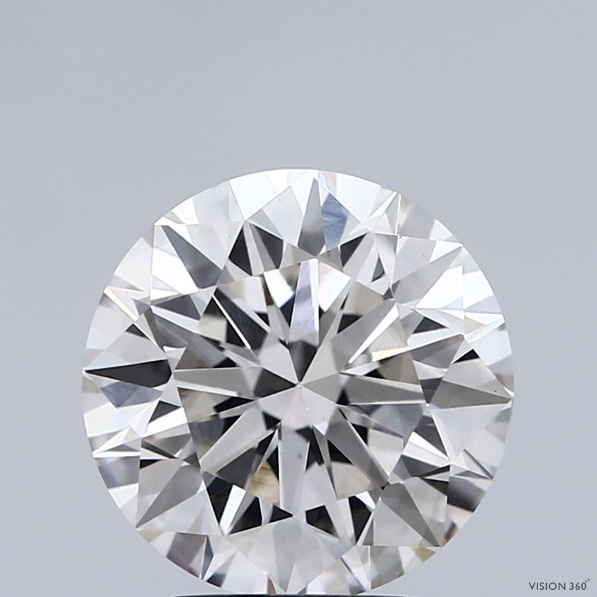 3.04 Carat H-VS2 Round Lab Diamond