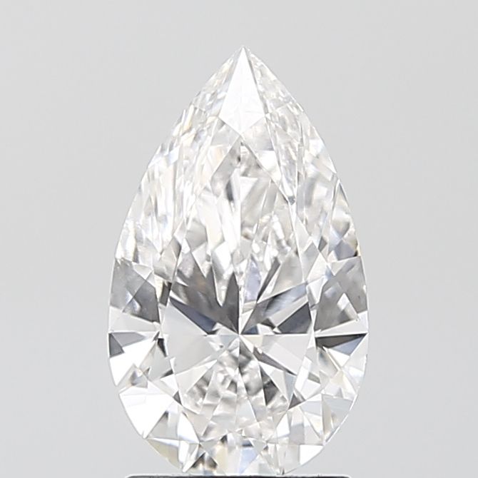 1.64 Carat F-VS1 Pear Lab Diamond