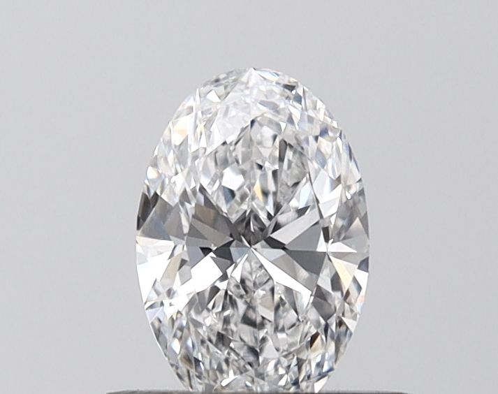0.68 Carat D-VVS2 Oval Lab Diamond