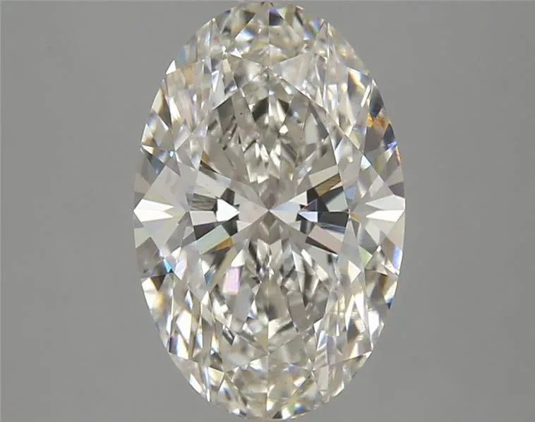 Diamant ovale de 3,13 ct cultivé en laboratoire (couleur I, pureté VS1, IGI)