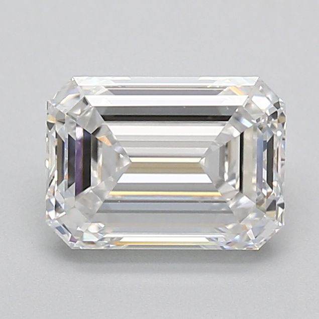 2.01 Carat D-VVS1 Emerald Lab Diamond