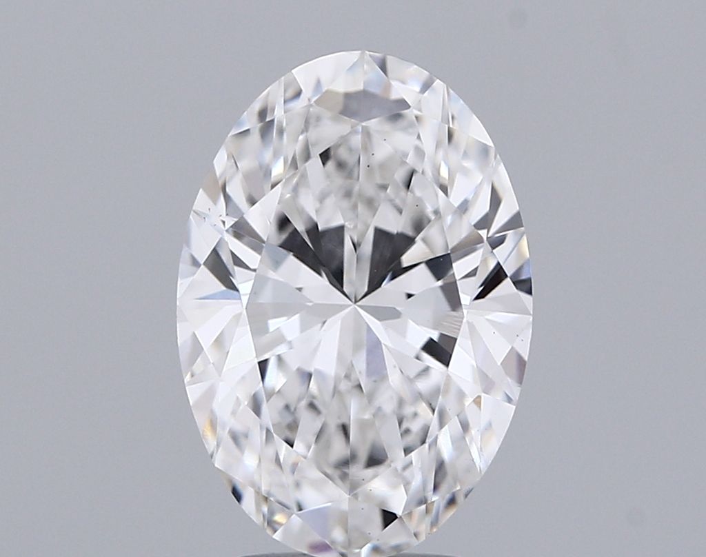 Diamant de laboratoire ovale E-VS1 de 3 carats