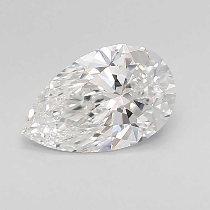 1.00 Carat D IF Pear Diamond