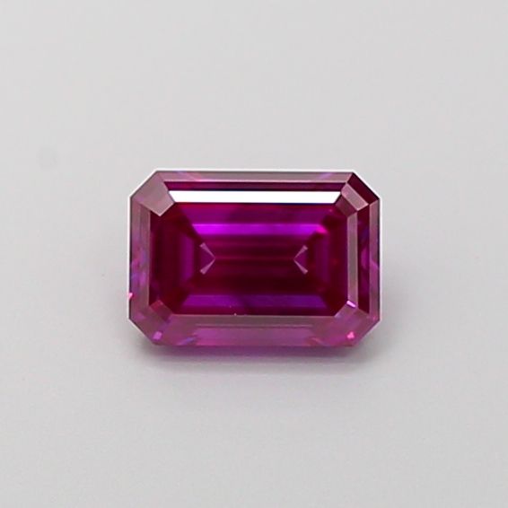 0.86 Carat Emerald Cut Fancy Pink