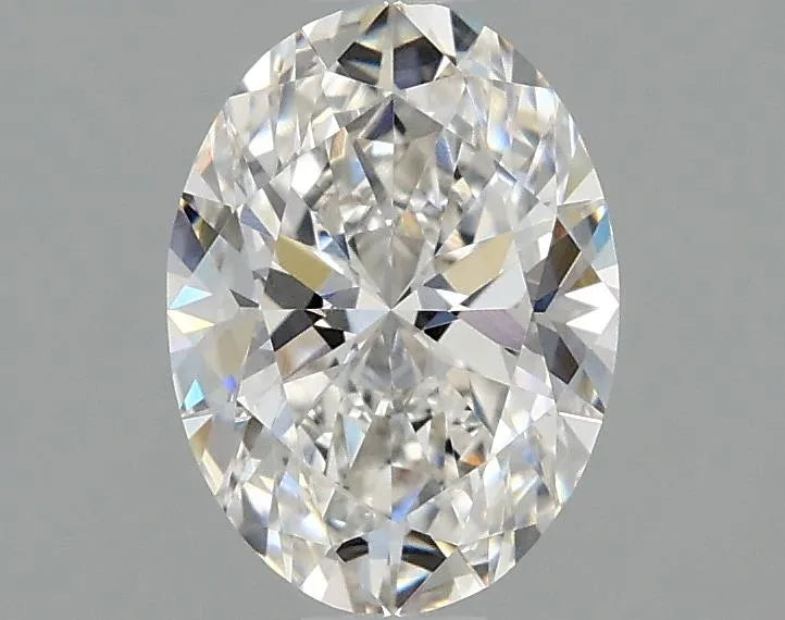 Diamant ovale de 1,33 ct cultivé en laboratoire (couleur F, pureté VVS1, IGI)