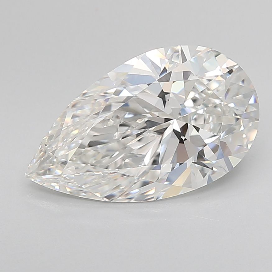 PEAR 3.07ct F IF - EX EX