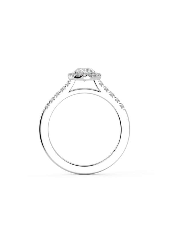 Adeline Oval Moissanite Engagement Ring